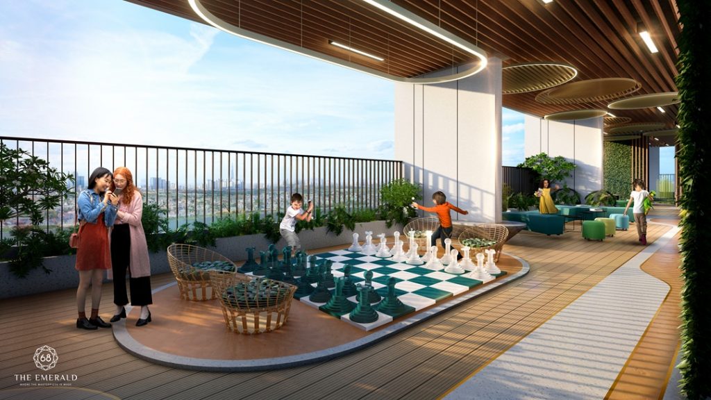 Tiện ích tầng 20 dự án The Emerald 68