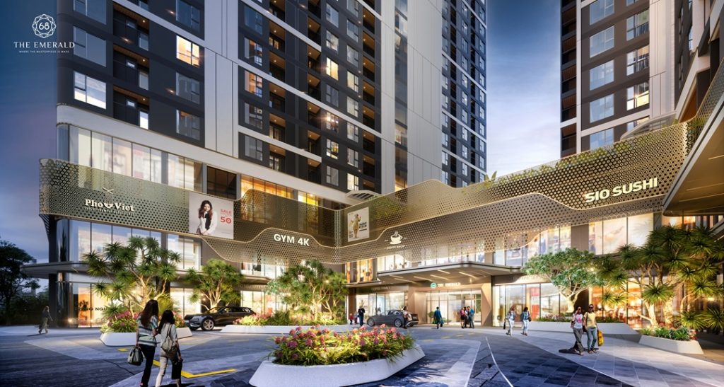 Tiện ích khối đế căn hộ The Emerald 68