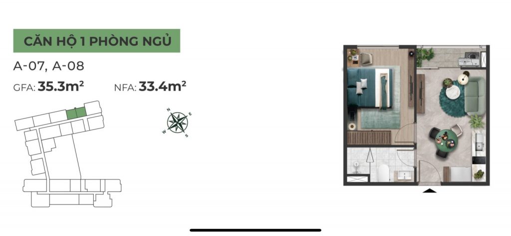 thiết kế căn hộ the emerald