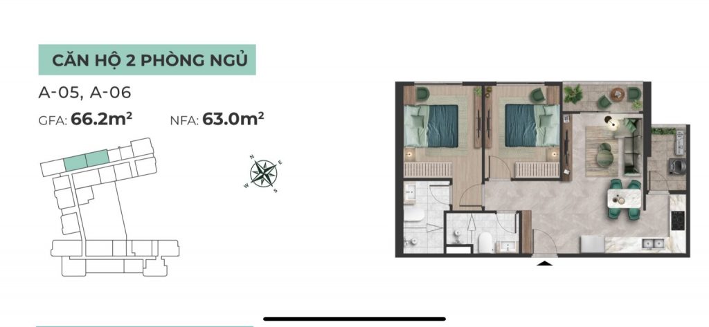 thiết kế căn hộ the emerald