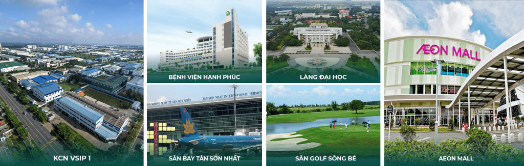 tiện ích ngoại khu the emerald