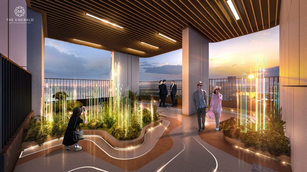 Tiện ích tầng 20 dự án The Emerald 68